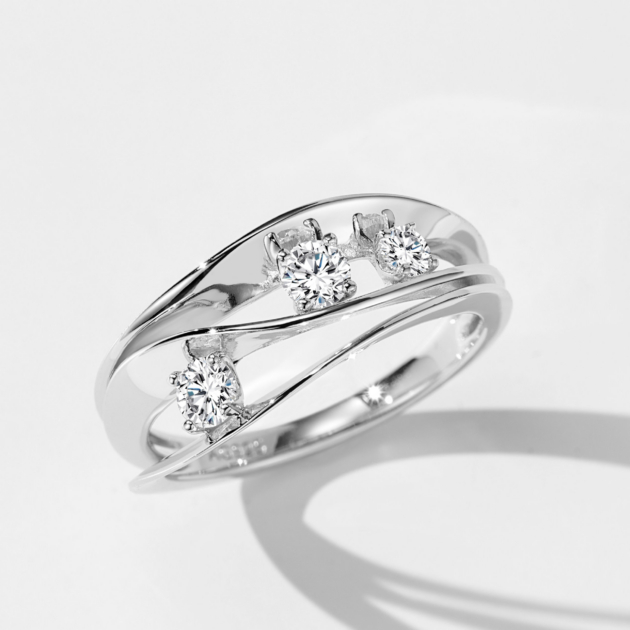 Dune Layered | Silver Ring