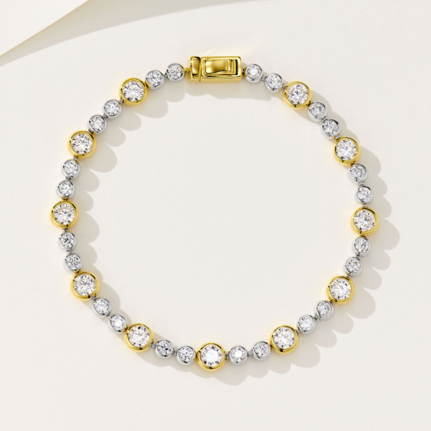 Bubble Diamond | Silver Bracelet