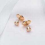 earplugs details of Sterling Silver mini Stud Earrings