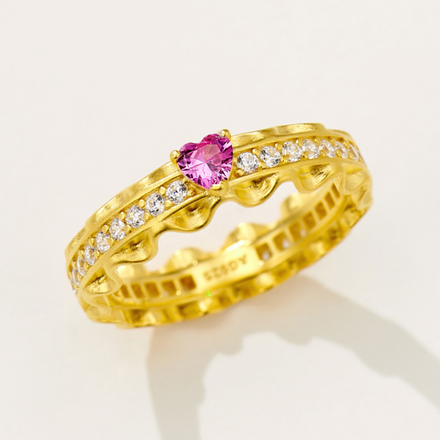 Sweetheart Candy Diamond | Silver Ring