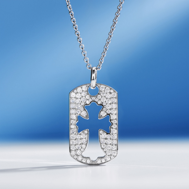 Hollow Cross | Silver Necklace