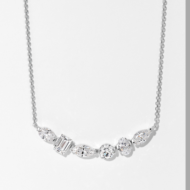 Smile Diamond | Silver Necklace