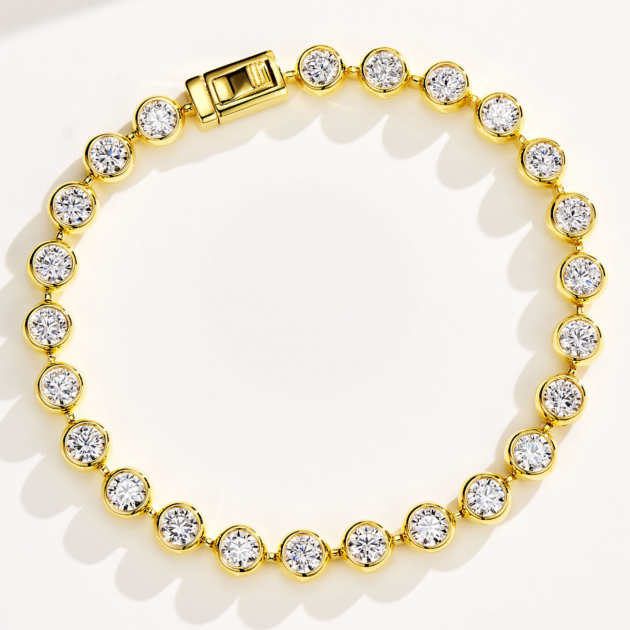 Bubble Diamond | Silver Bracelet