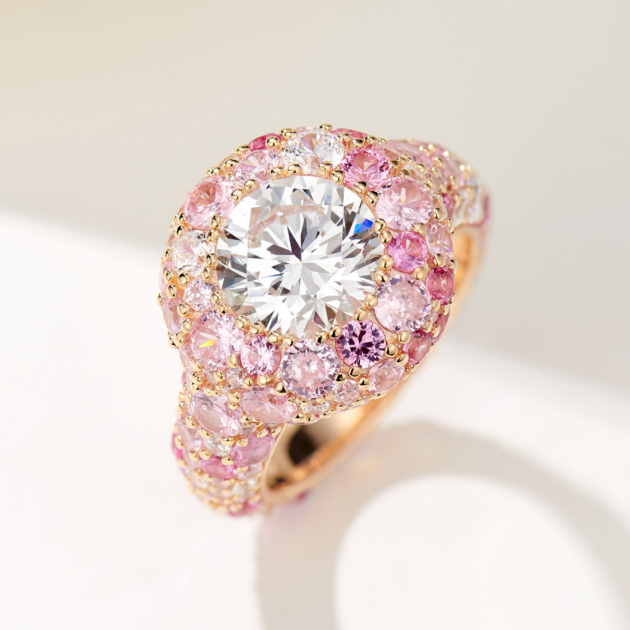 2.5ct Pink Diamond Candy | Silver Ring