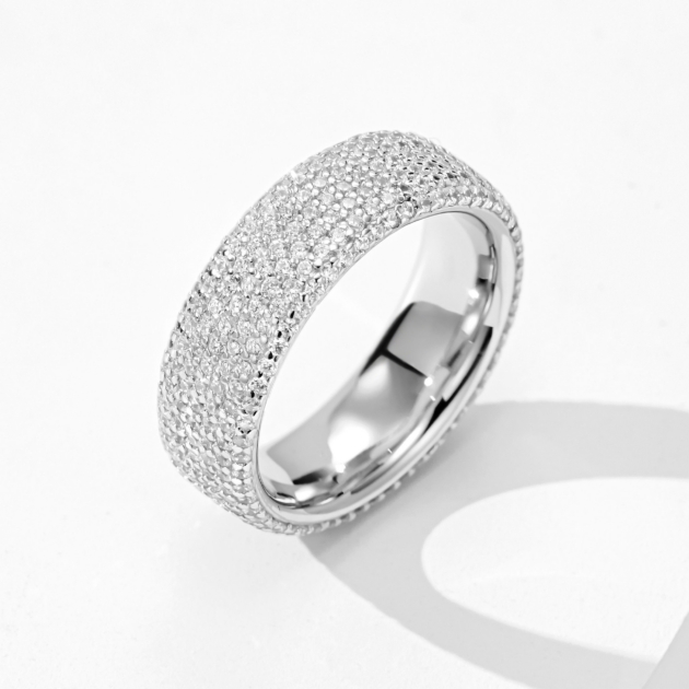 Dazzling Diamond Ring｜Silver Ring