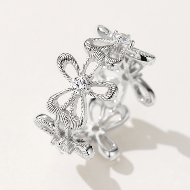 Lace Flower Ring｜Silver Ring