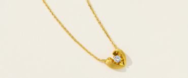 Brushed Heart Necklace: Wearable Romance for Every Day