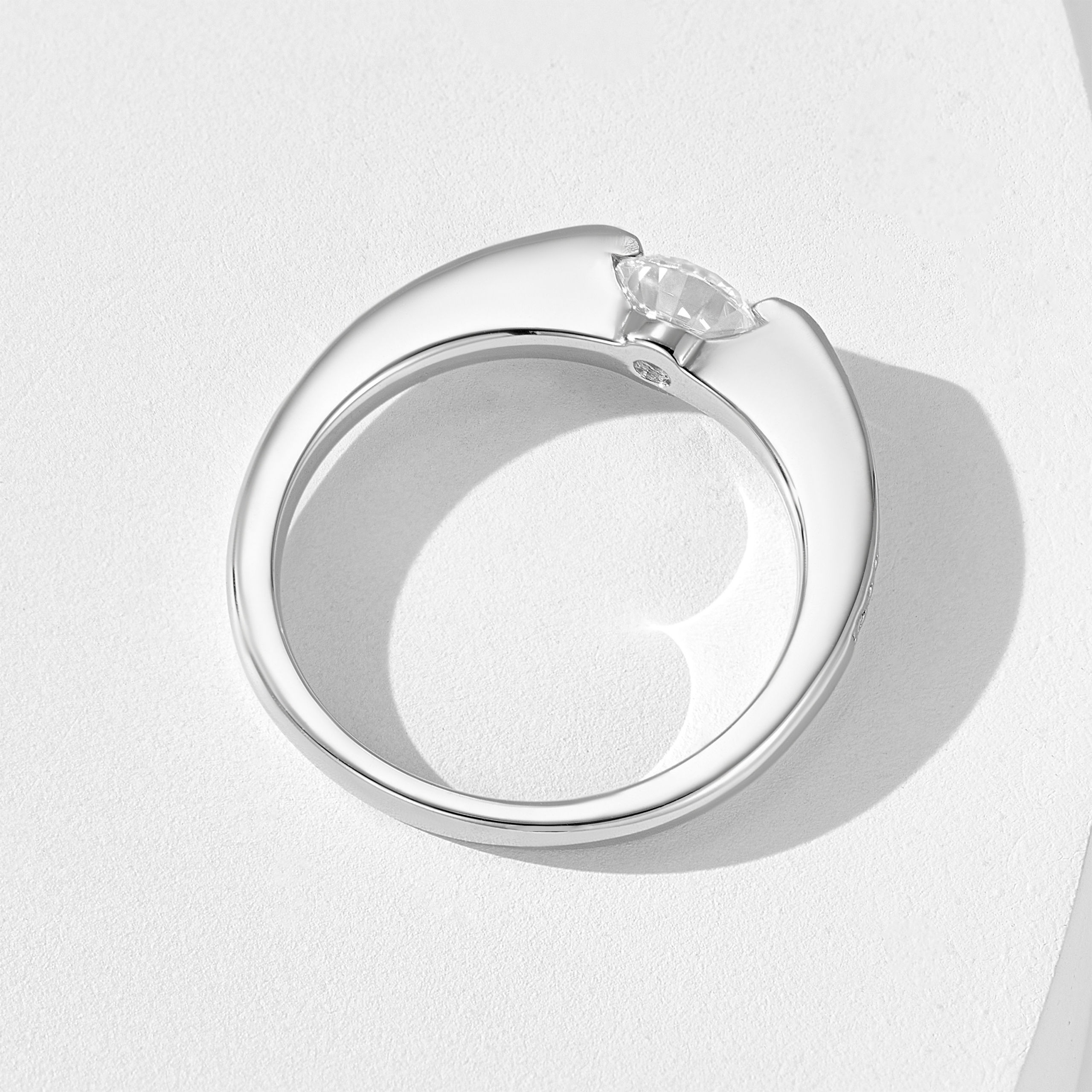 Sparkling Diamond Ring |Silver Ring - 图片 3