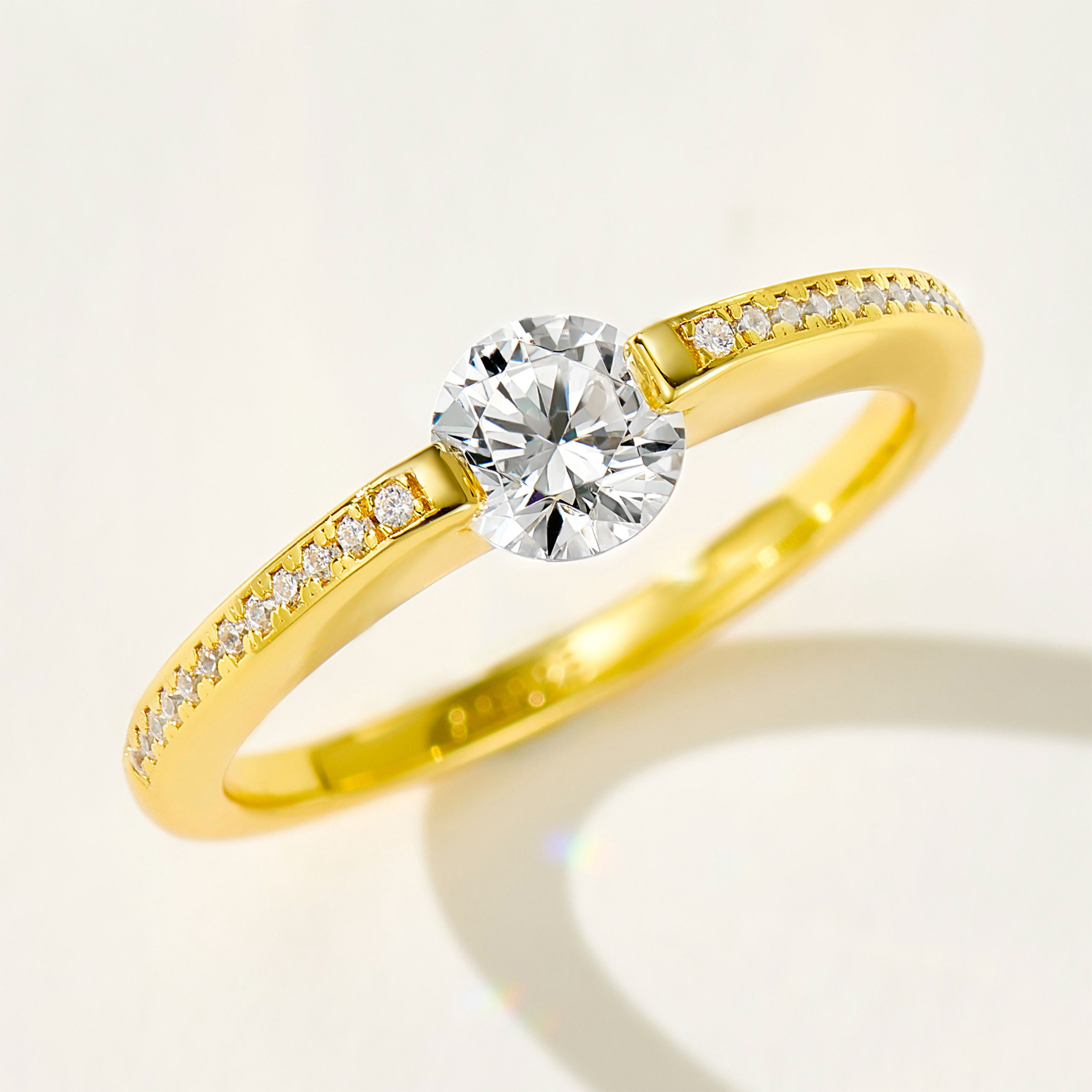 Sparkling Diamond Ring |Silver Ring - 图片 2