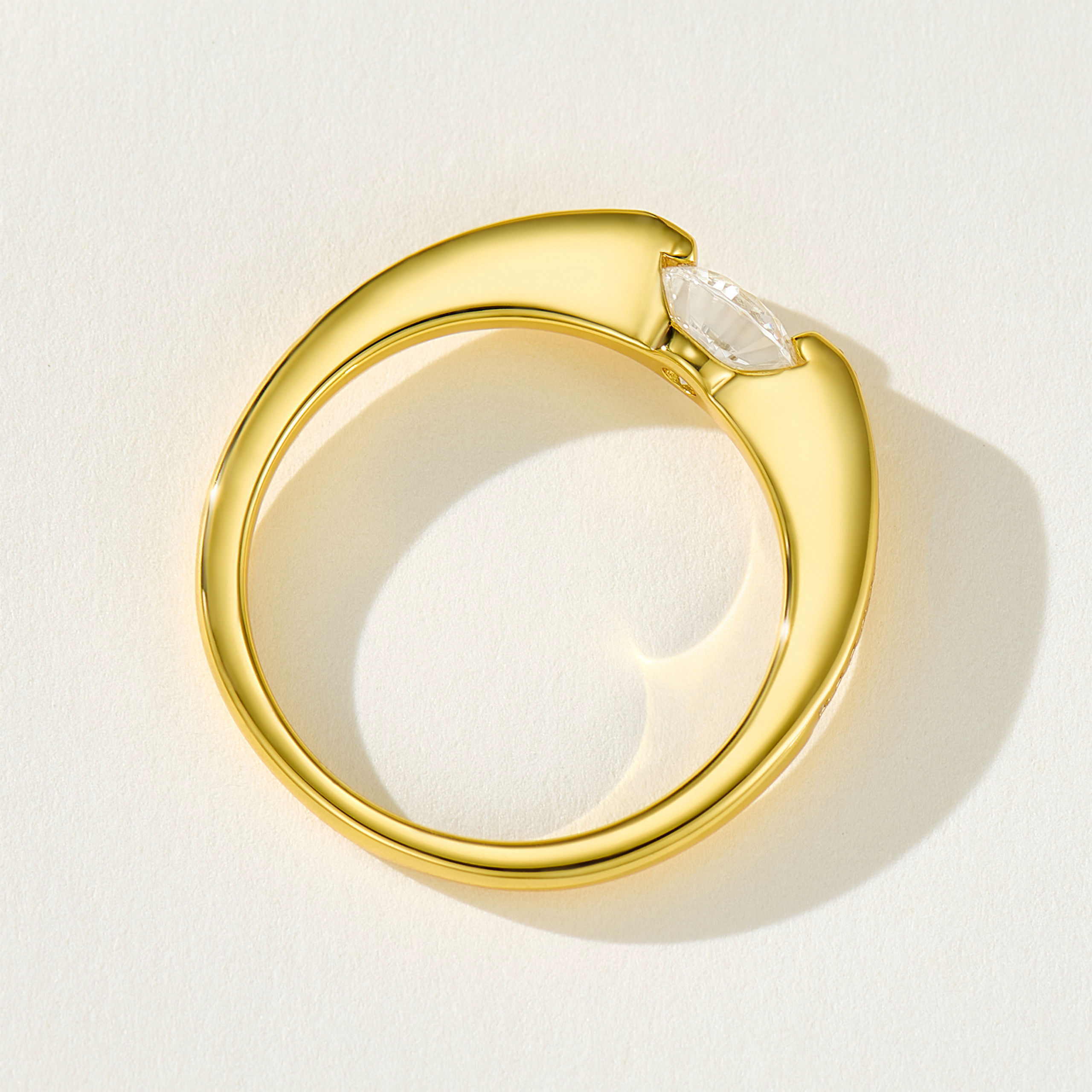 Sparkling Diamond Ring |Silver Ring - 图片 4