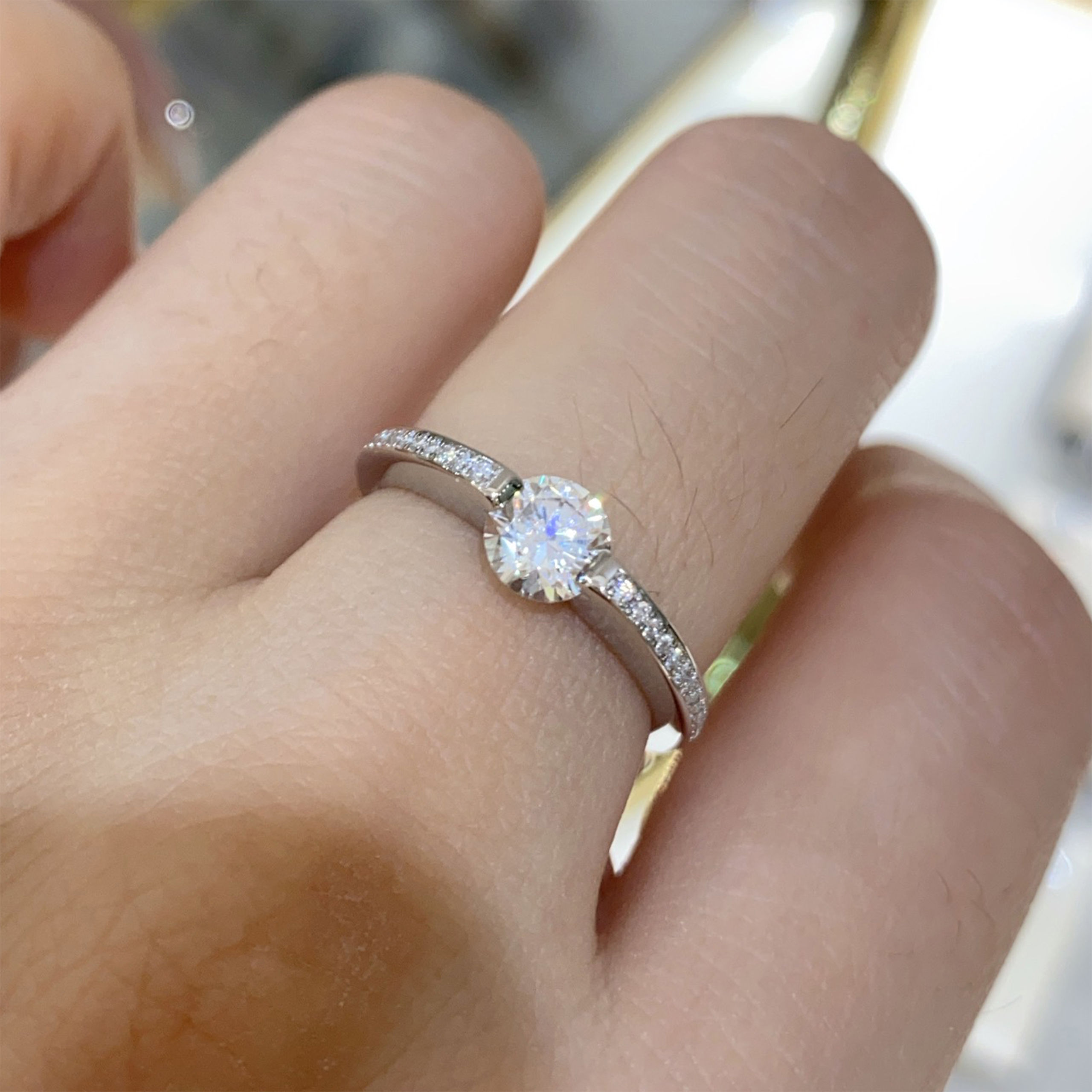 Sparkling Diamond Ring |Silver Ring - 图片 6