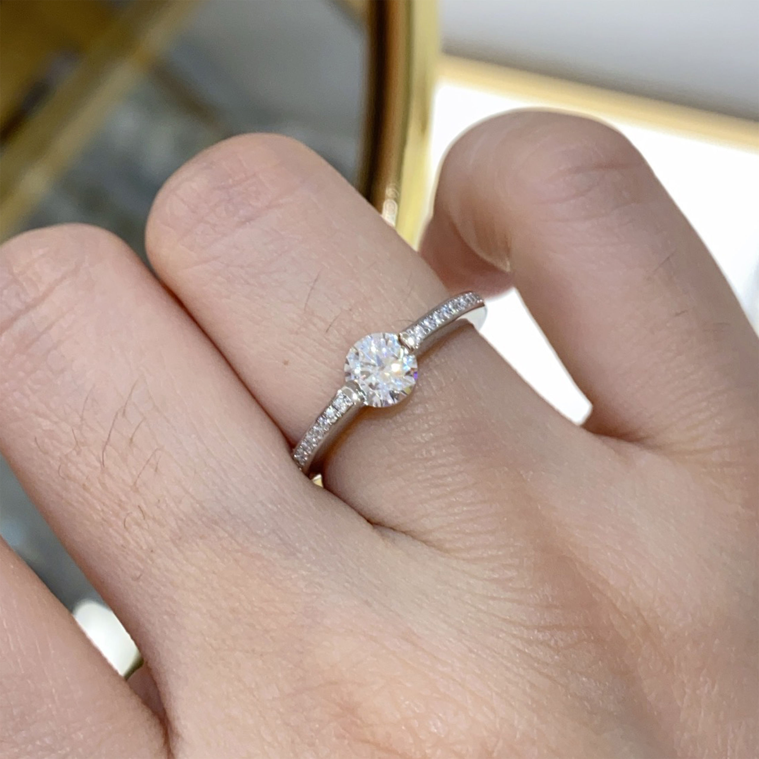 Sparkling Diamond Ring |Silver Ring - 图片 7