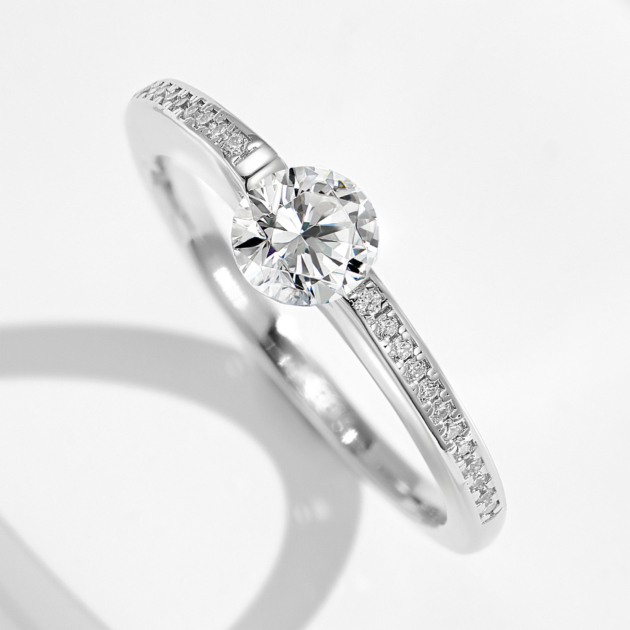 Sparkling Diamond Ring ｜Silver Ring
