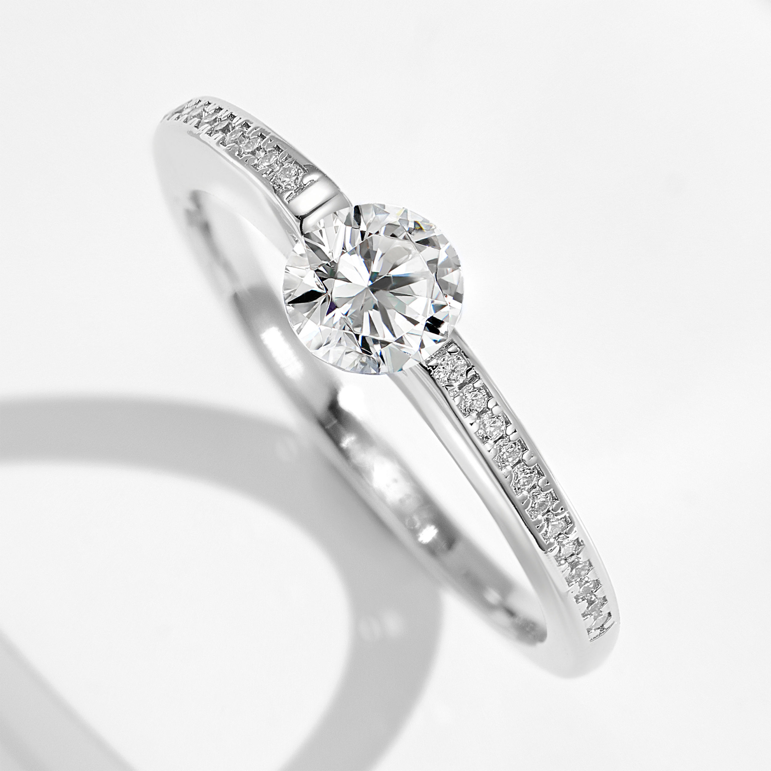 Sparkling Diamond Ring |Silver Ring