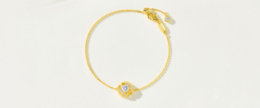 Minimalist Brushed Calla Lily Bracelet | Silver Bracelet