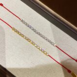 Side-by-side comparison of red string diamond bracelet